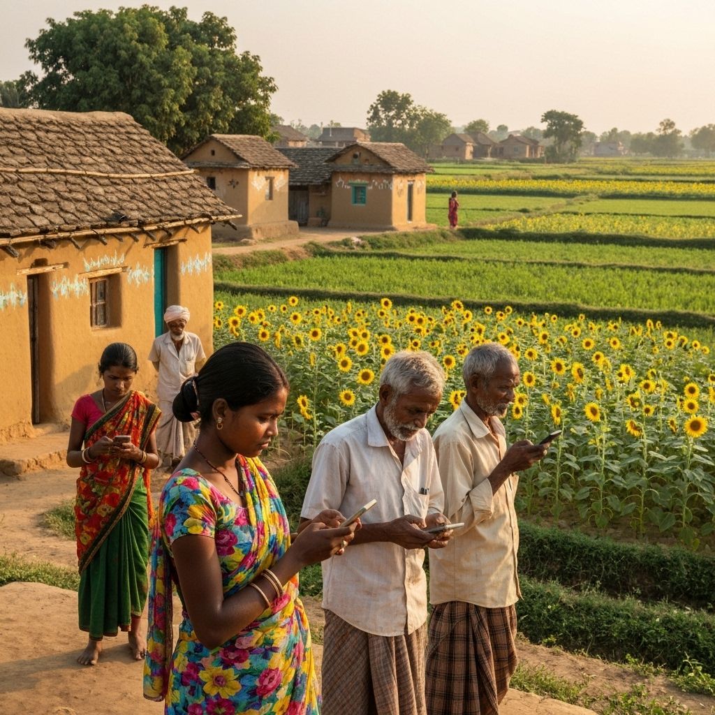 Rural Indian community using voice technology